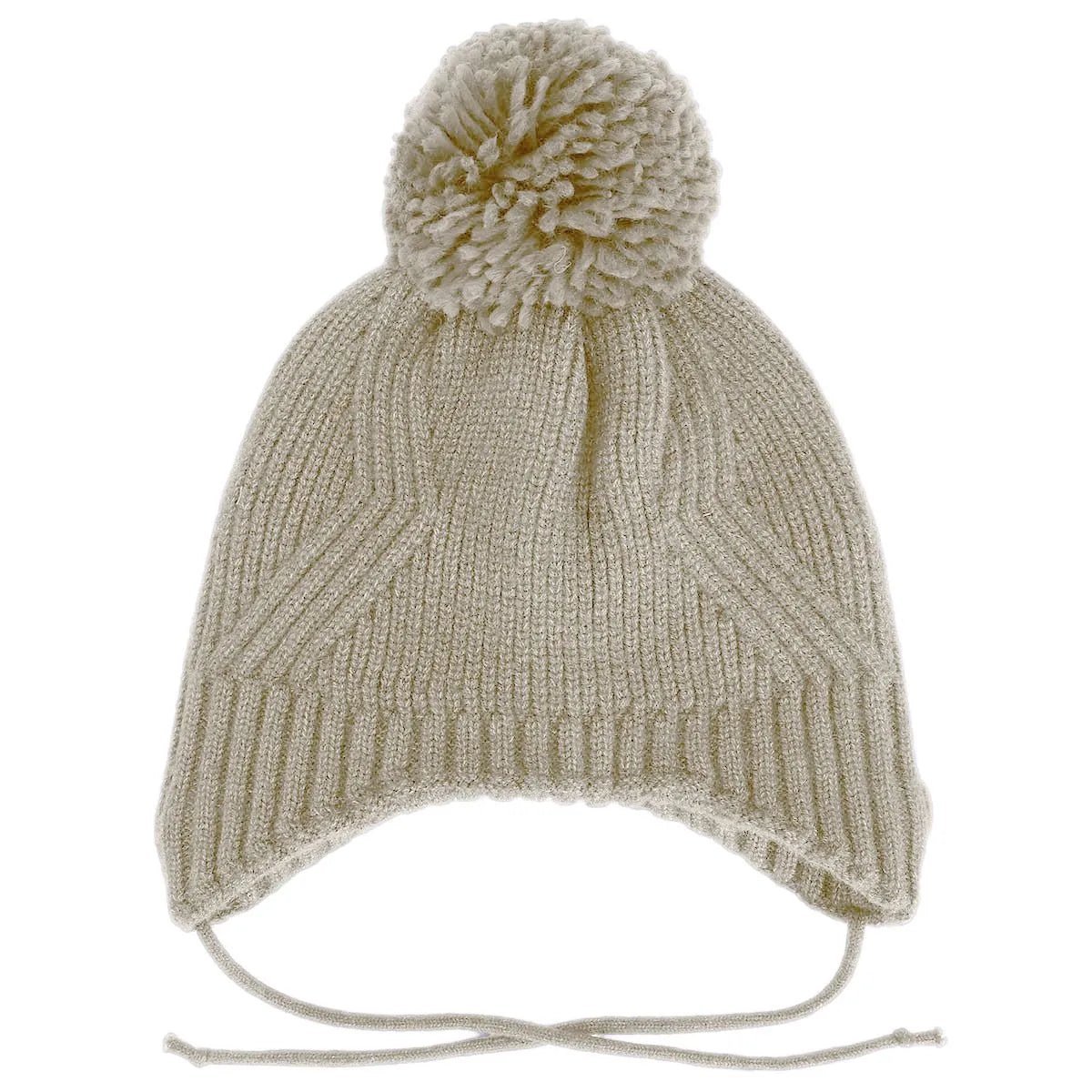 Tuque en tricot doux - Almond