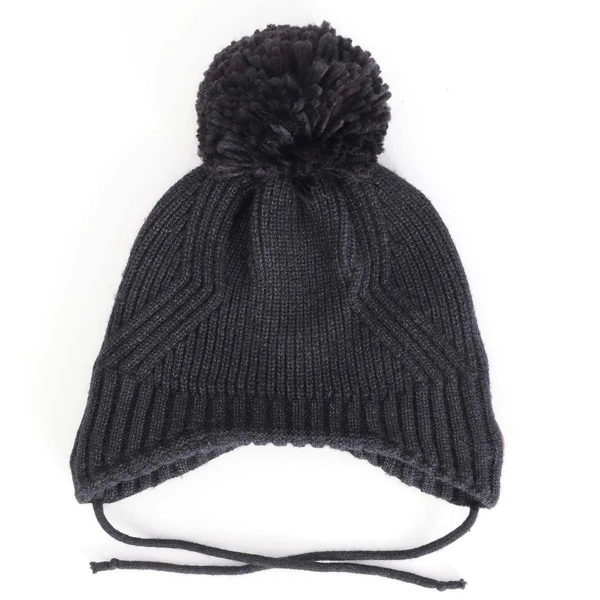 Tuque en tricot doux - Black