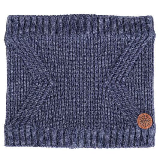 Cache-cou en tricot doux - Blue