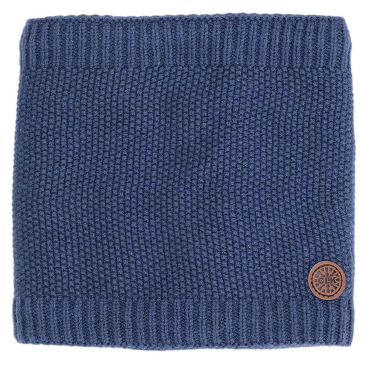 Cache-cou en tricot doux - Blue