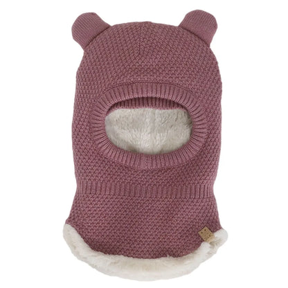 Cagoule en tricot doux - Nostalgic Pink