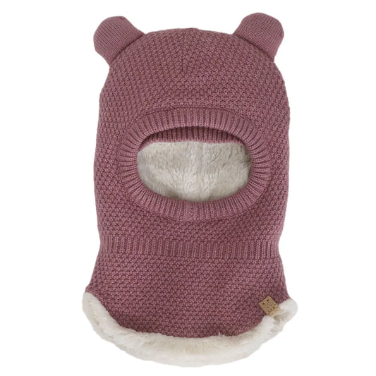 Cagoule en tricot doux - Nostalgic Pink