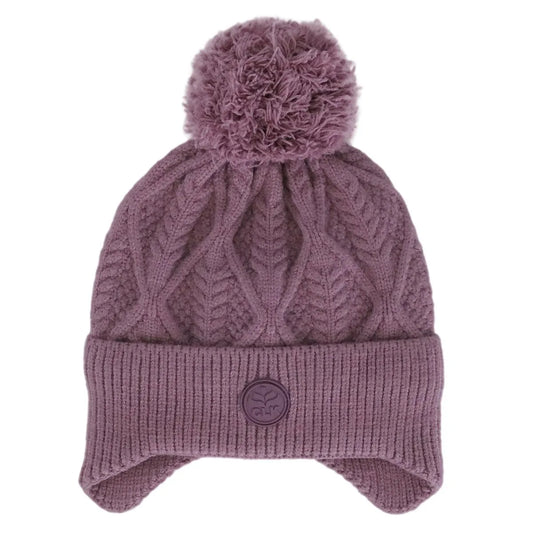 Tuque en tricot doux - Dusty Orchid