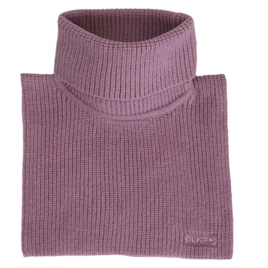 Cache-cou en tricot doux - Dusty Orchid
