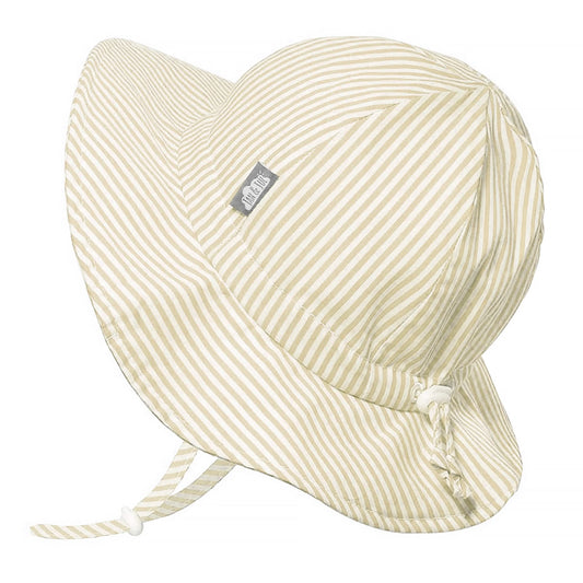 Chapeau de protection solaire Floppy - Beige Stripes