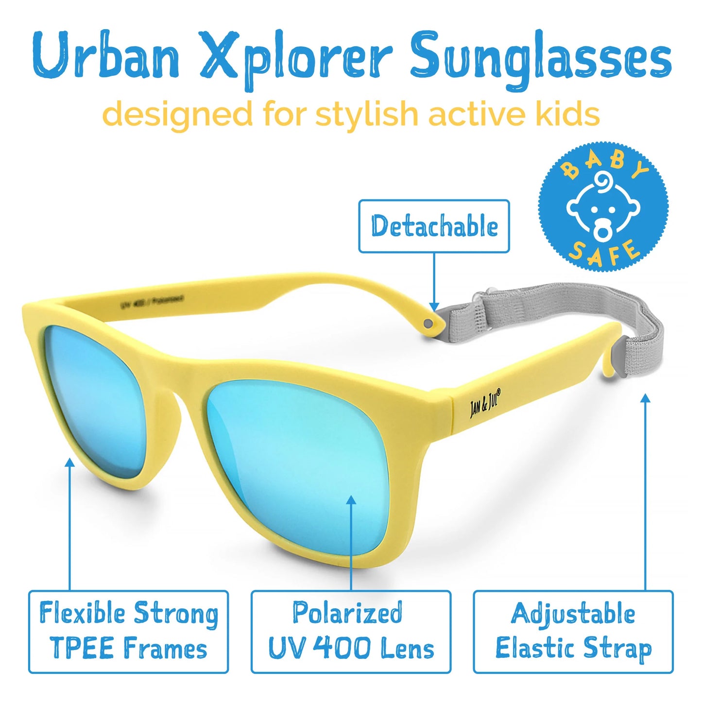Lunettes de soleil Urban Xplorer - Light Blue Aurora