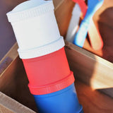 Contenant à collation empilable en plastique recyclé