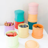 Contenant à collation empilable en plastique recyclé