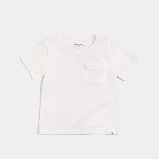 T-Shirt à poche - Off White