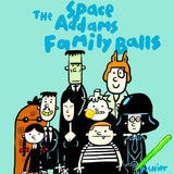 Autocollant - The Space Addams Family Balls