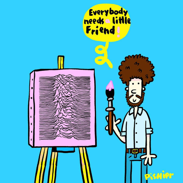 Autocollant - Bob Ross