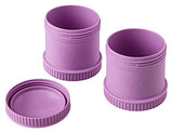 Contenant à collation empilable en plastique recyclé