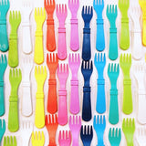 Fourchette en plastique recyclé