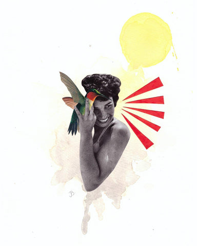 Illustration décorative - Miss Hummingbird