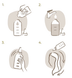 Traitement botanique pour cheveux