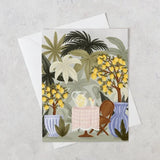 Carte de souhaits - Limonade au jardin