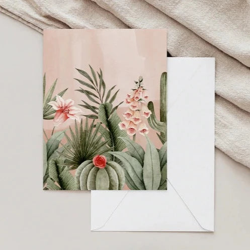 Carte de souhaits - Paysage exotique