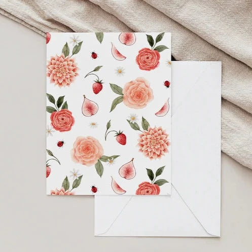 Carte de souhaits - Été rosé