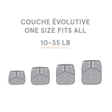 Couche à poche en polyester recyclé - Hiver