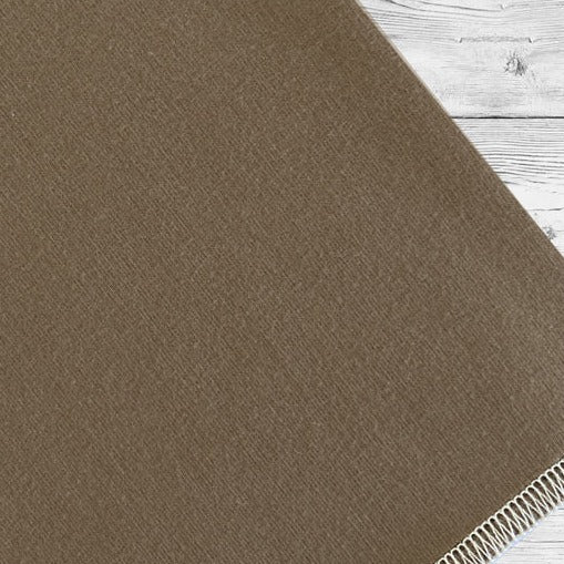 Couche plate en molleton pour nouveau-né Ariane - Moka
