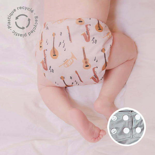Couche à poche en polyester recyclé - Musique