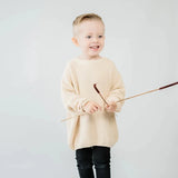 Chandail en tricot surdimensionné - Cream