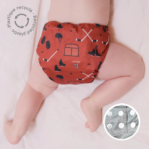 Couche à poche en polyester recyclé - Hockey