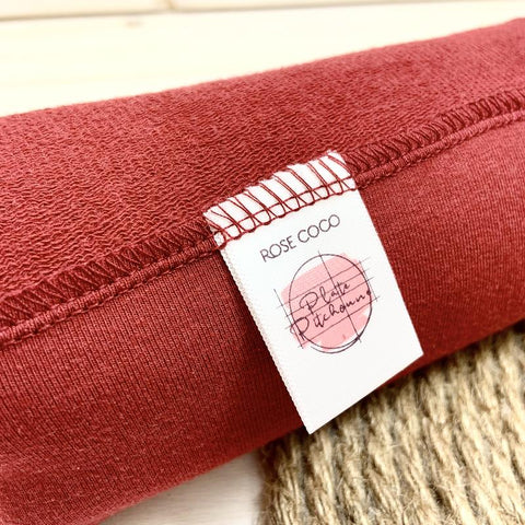 Couche plate en French Terry de bambou Pitchoune - Coquelicot