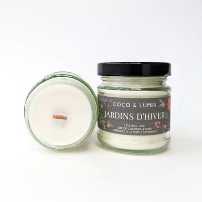 Bougie coco et soya - Jardins d'hiver