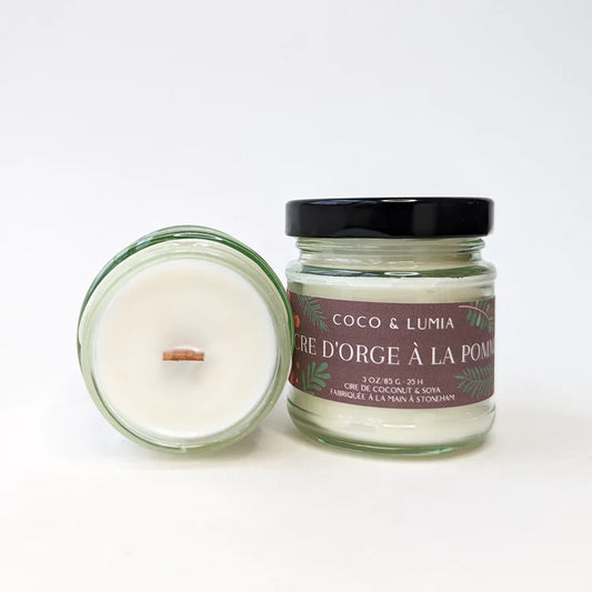 Bougie coco et soya - Sucre d'orge à la pomme