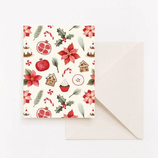 Carte de souhaits - Sweet Poinsettia