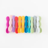 Cuillère d'apprentissage en silicone - Tutti Frutti Pineapple