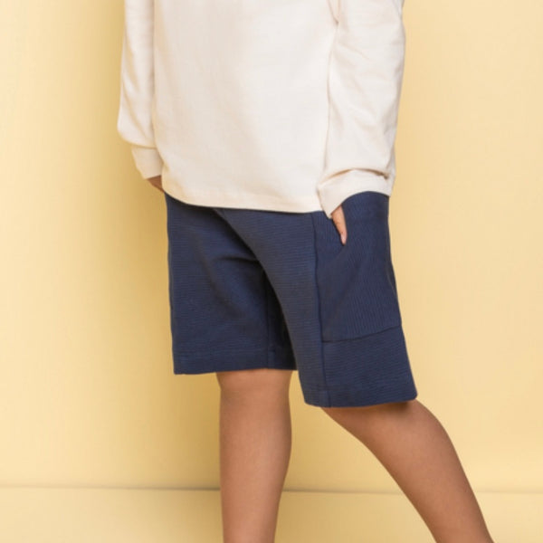 Shorts texturés - Navy