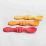 Cuillère d'apprentissage en silicone - Tutti Frutti Pineapple