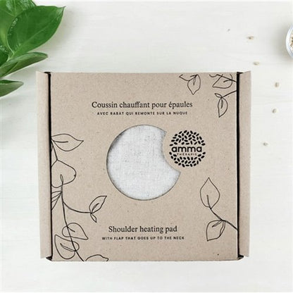 Coussin chauffant pour épaules - Chanvre et coton bio Sable