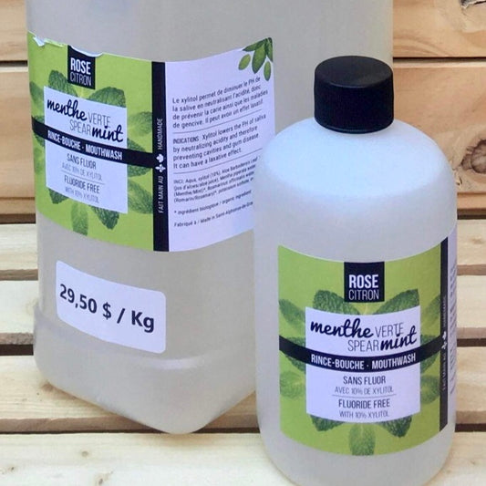 Rince-bouche sans fluor - Menthe verte | VRAC
