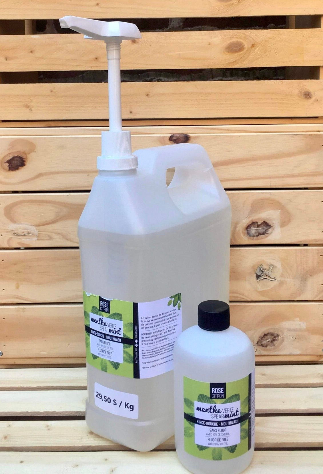 Rince-bouche sans fluor - Menthe verte | VRAC