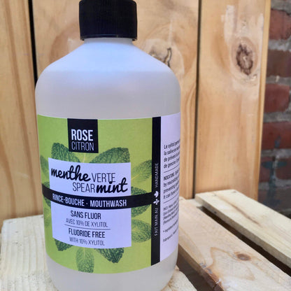 Rince-bouche sans fluor - Menthe verte | VRAC