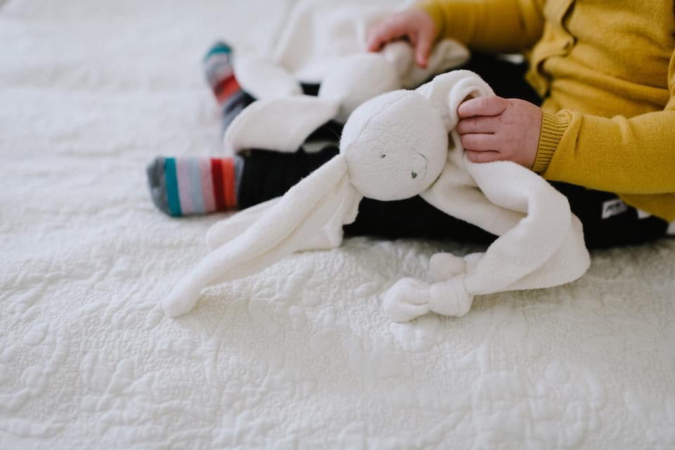 Doudou Lapin en coton bio