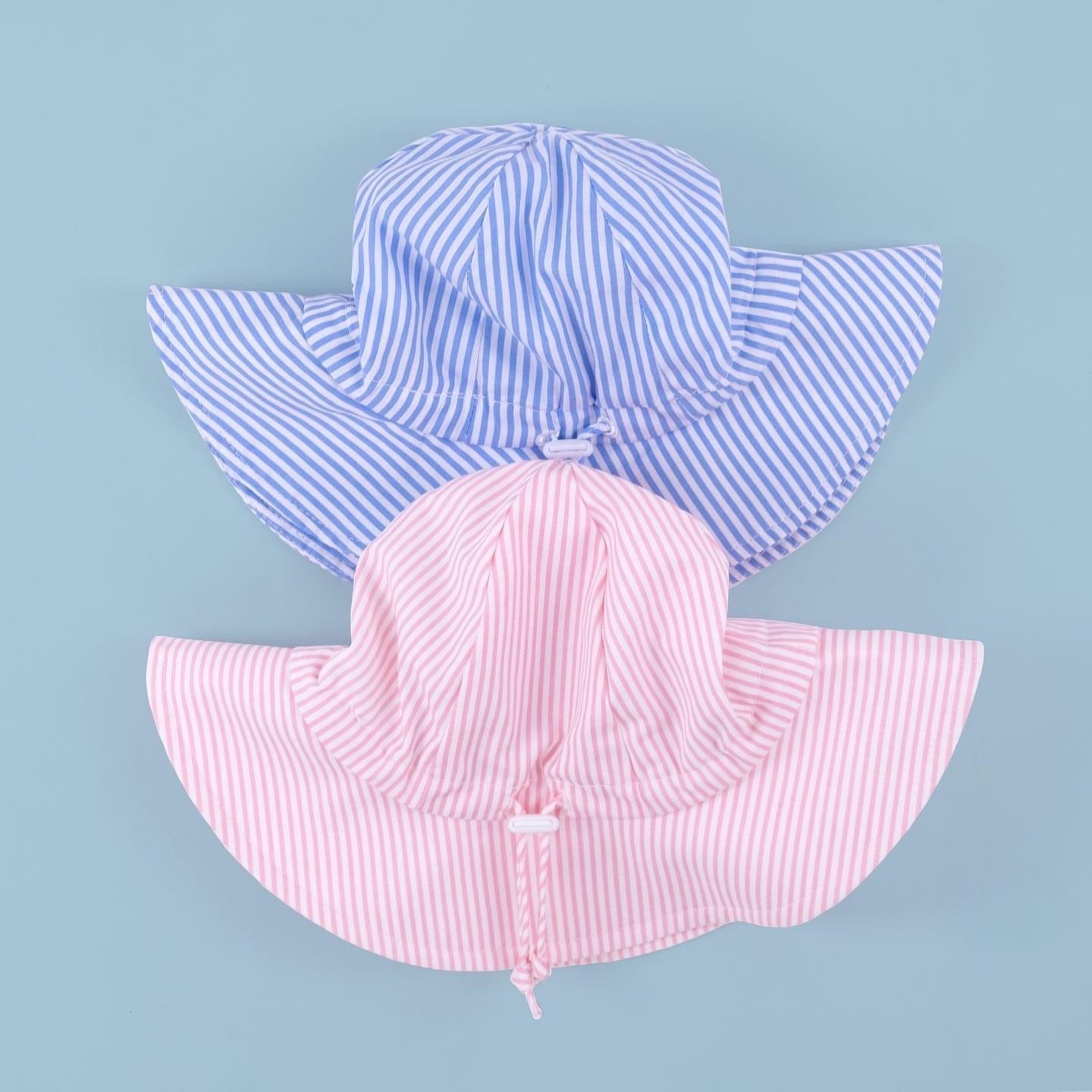 Chapeau de protection solaire Floppy - Blue Stripes