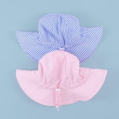 Chapeau de protection solaire Floppy - Blue Stripes