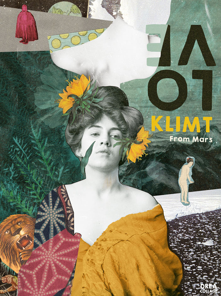 Illustration décorative - Love Klimt from Mars