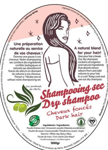 Shampooing sec - Cheveux foncés